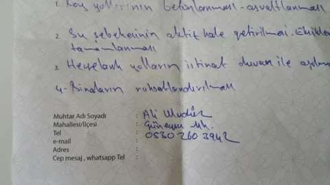 Muhammet Balta'dan Muhtarlara Mektup
