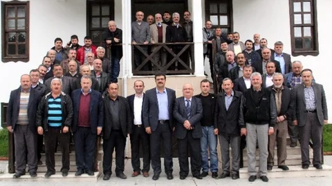 Bozkurt'ta Muhtarlara Yemek Verildi