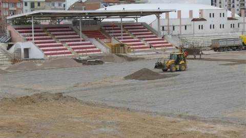 Kemal Kaynaş Stadyumu Bakımda