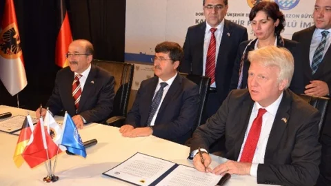 Trabzon ile Dortmund Kardeş Şehir Protokolü İmzalandı