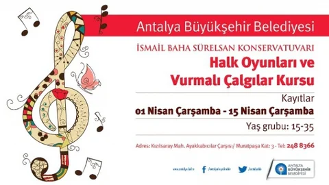 Antalya'da Ücretsiz Spor Kursları