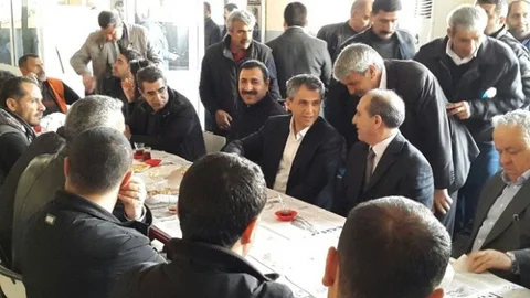 Diyarbakır'da Yol İşçilerine Ziyaret