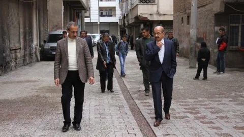 Diyarbakır Bağlar'da Parke Taşı Çalışmaları