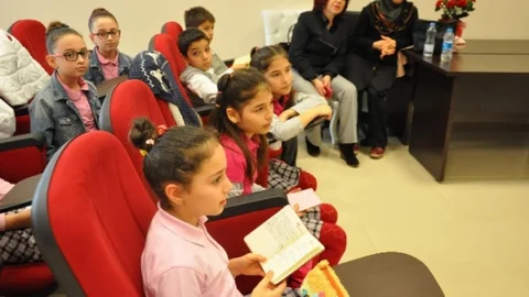 Minik Öğrencilerden Körfez Belediyesi Ziyareti
