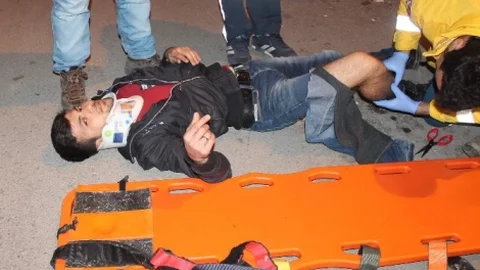 Kumluca'da Motosiklet Kazası