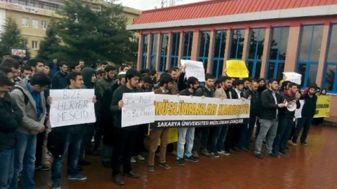 Odtü Kavgası Sakarya'da Protesto Edildi