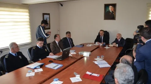 Erzurum'da Trafik Güvenliği Toplantısı