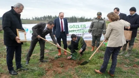 Şenol Morgül İçin Fidan Dikimi Yapıldı