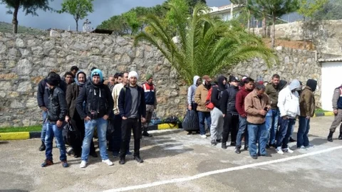 Datça'da Kaçak Göçmen Olayı