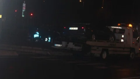 Kayseri'de Otomobil Tramvay Yoluna Girdi