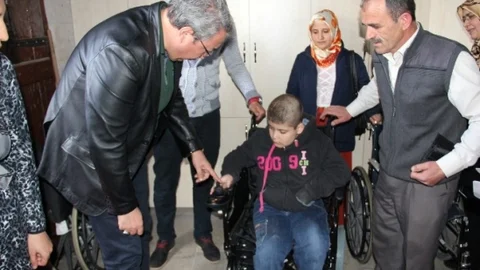 Nevşehir'de Engellilere Sandalye Desteği
