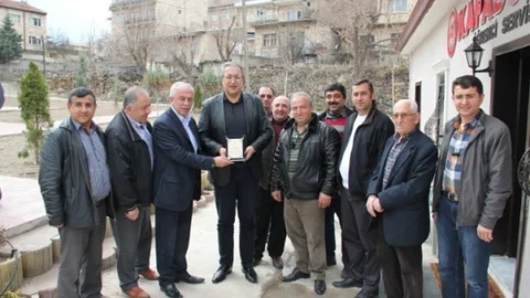 Nevşehir'de Teşekkür Plaketi Töreni