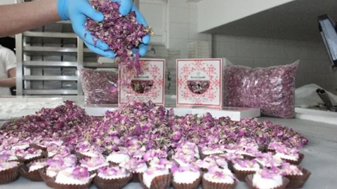 Edirne'de Gül Yapraklı Lokum Dönemi