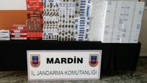 Mardin'de Kaçak Sigara Operasyonu