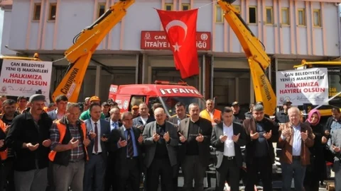 Çan Belediyesi Yeni Araçlar Edindi