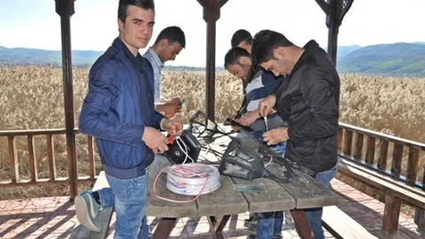 Gölbaşı'ndaki Aydınlatmalar Yenilendi