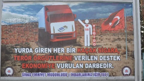 Sivas'ta Kaçak Sigara Uyarısı