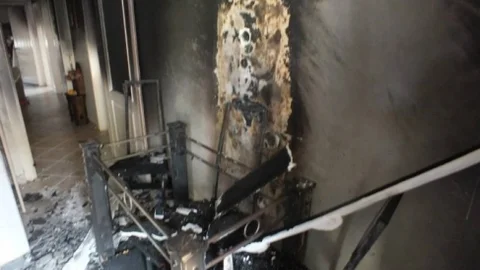 Çaycuma'da El Feneri Yangını