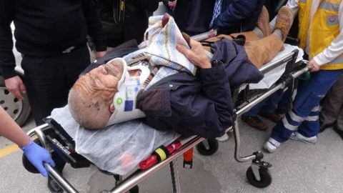 Aksaray'da Yaşlı Adam Kazada Yaralandı