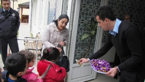 Kütahya'da Miniklerden Polis Ziyareti