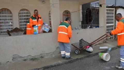 Yeşilyurt'ta Çöp Evi Temizliği Yapıldı