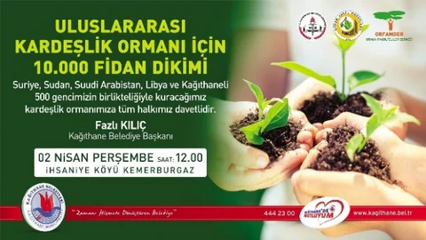 Dünya Çocukları Barış İçin Fidan Dikecek