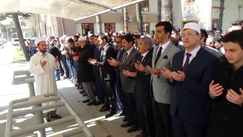 Erzincan'da Gıyabi Cenaze Namazı Kılındı