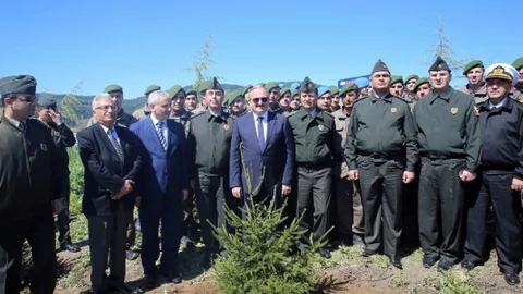 Bursa'da Askerler Fidan Dikecek