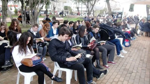 Tekirdağ'da Kitap Okuma Etkinliği