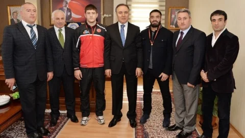 Erzurum'da Sporcular Ödüllendirildi