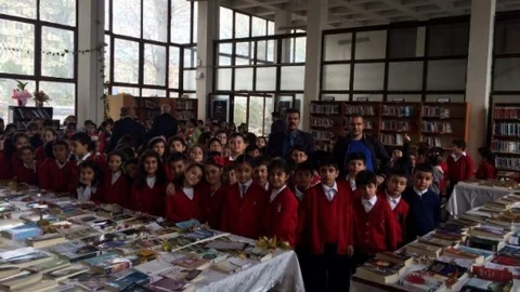 Adıyaman'da Öğrenciler Kütüphaneyi Ziyaret Etti