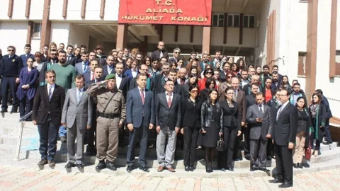 Aliağa'da Şehit Savcı İçin Anma Töreni