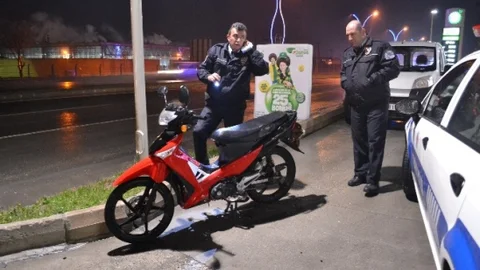 Kapaklı'da Motosiklet Kazası