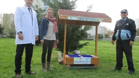 İzmit'te Hayvan Besleme Noktaları Açıldı