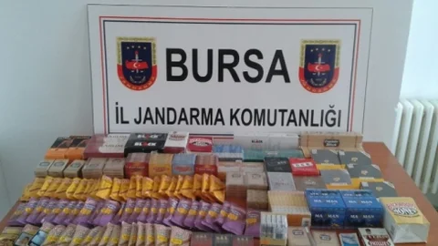 Bursa'da Kaçak İçki ve Sigara Operasyonu