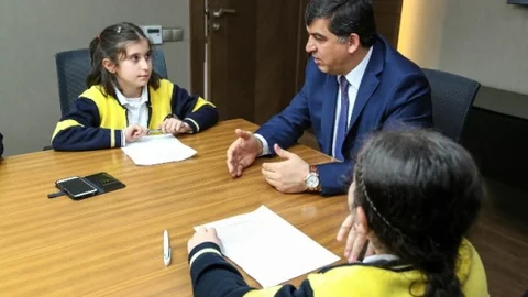 Şehitkamil'de Öğrencilerle Röportaj Yapıldı