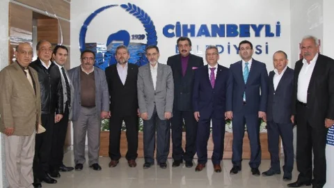 MÜSİAD Cihanbeyli'yi Ziyaret Etti