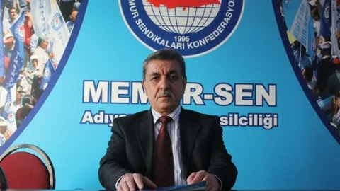 Adıyaman'da Memur-Sen Açıklama Yaptı
