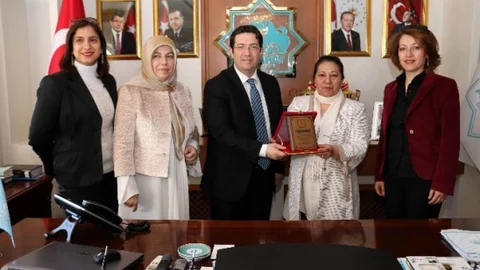 Aksaray'da Girişimci Kadınlar Ziyaret Etti