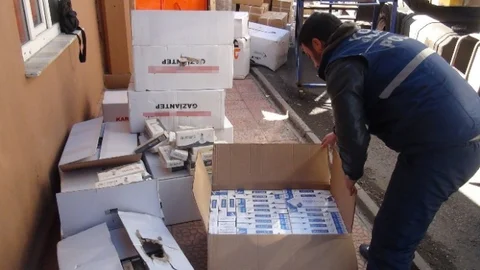Kaçak Sigara Sevkiyatı Aksaray'da Yakalandı