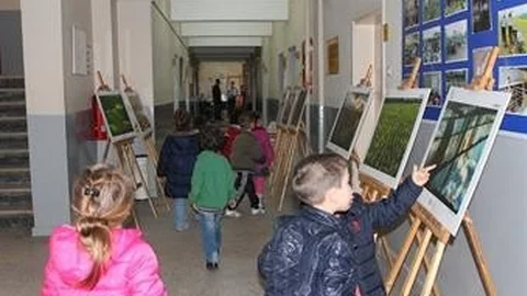 Bartın'daki Minik Öğrenciler Sergiyi Ziyaret Etti