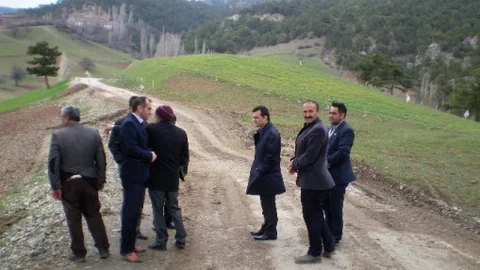 İskilip'te Heyelan İncelemesi Yapıldı