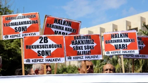 Kepez'de 2B Arazi Eylemi