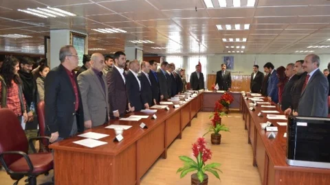 Muş'ta Belediye Meclisi Toplandı