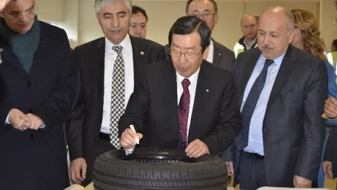 Japon Lastik Üretimi Çankırı’da Başladı