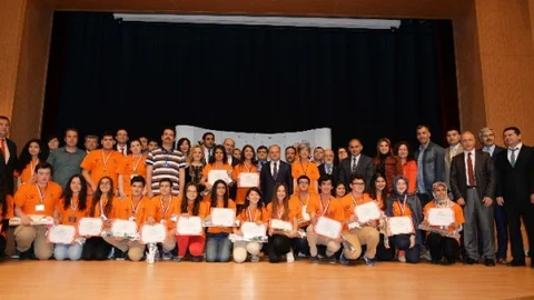 Mersin'de Ortaöğretim Proje Yarışması Ödülleri Verildi