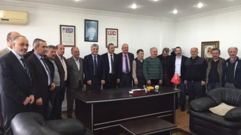 Adnan Günnar Akçaabat’ta Ziyaretlerde Bulundu