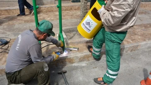Adıyaman'da Yeni Çöp Kutuları Kuruluyor