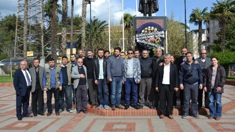 Nazilli'de Gazeteciler Terörü Kınadı