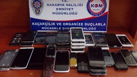 Sakarya'da Kaçak Telefon Operasyonu